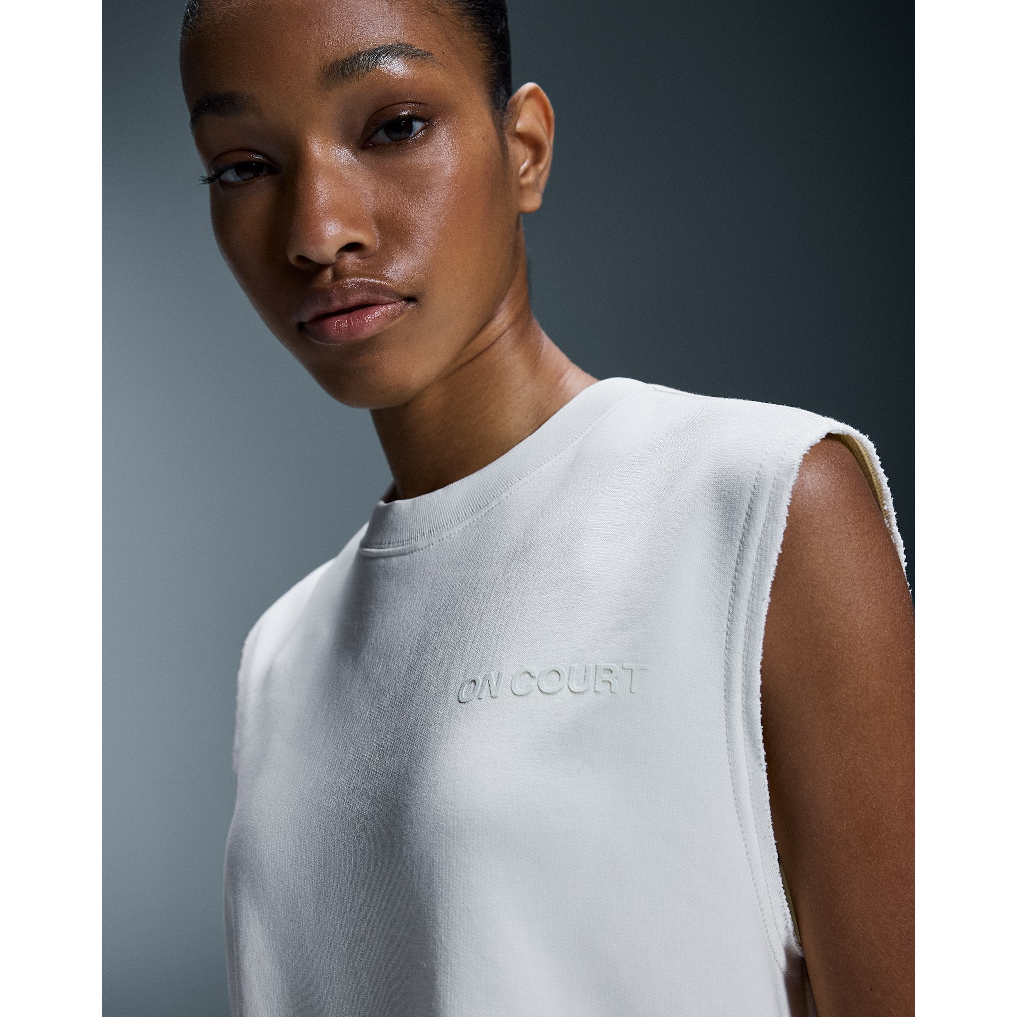 On Open Club Crew Crop White