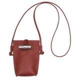 Longchamp Le Roseau Phone case Chestnut