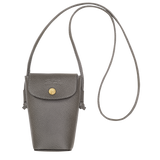Longchamp Épure Phone case with leather lace Turtledove