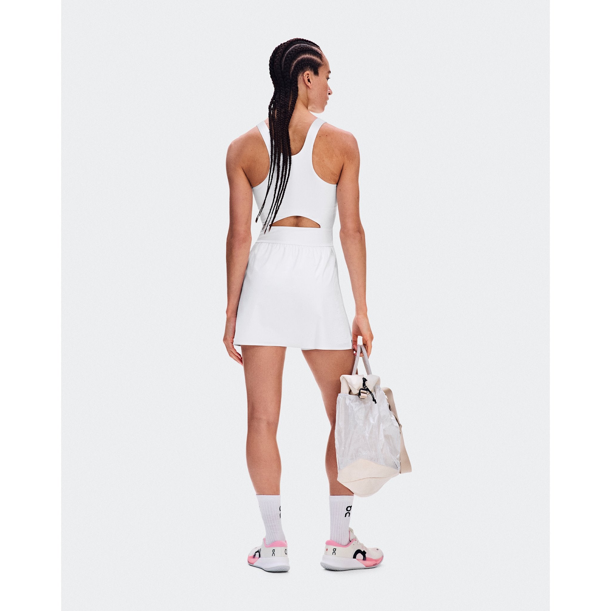On Court Dress Split LDN White