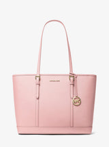 Michael Kors Jet Set Travel Large Saffiano Leather Tote Bag Powder Blush