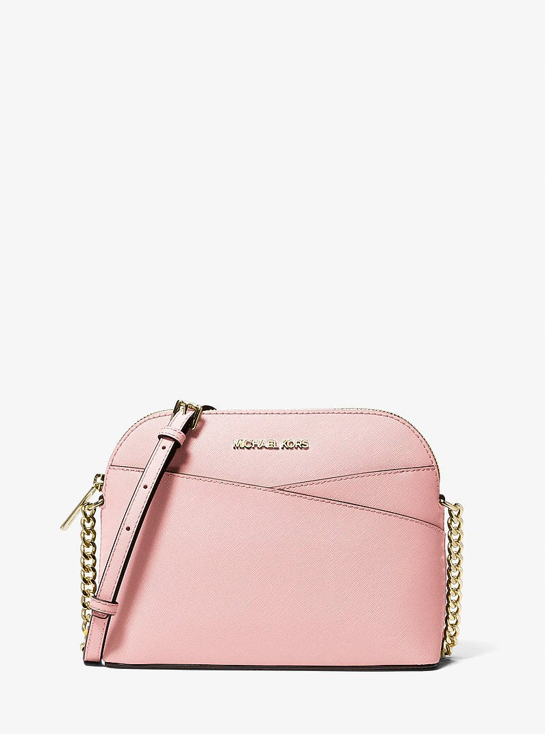 Michael Kors Jet Set Travel Medium Dome Crossbody Bag Powder Blush