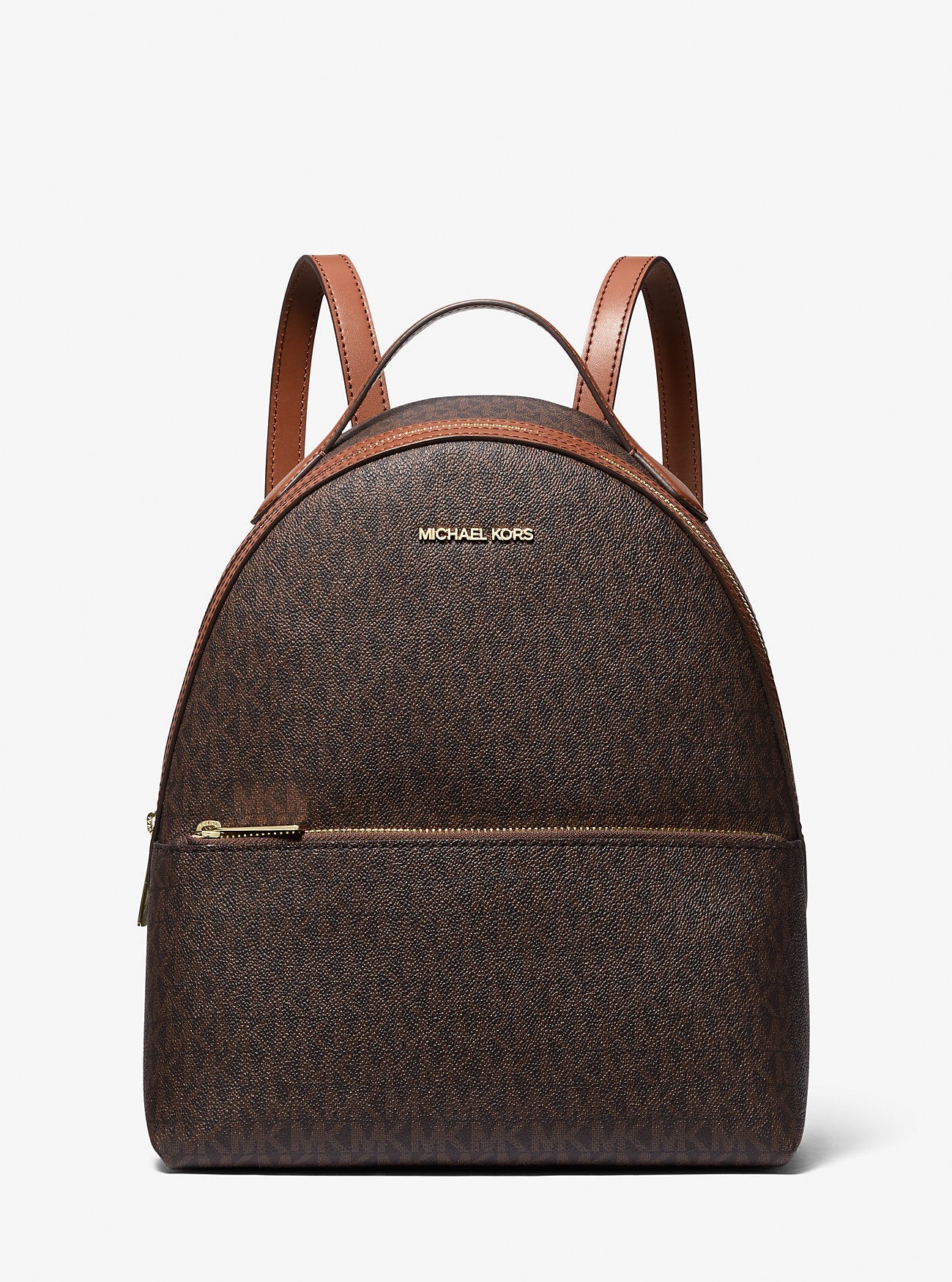 Sheila Medium Logo Backpack Brown Brown
