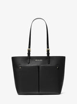 Michael Kors Jet Set Medium Pocket Tote Bag Black