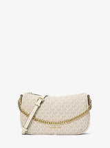 Michael Kors Carmela Medium Signature Logo Convertible Crossbody Bag Lt Crm Multi