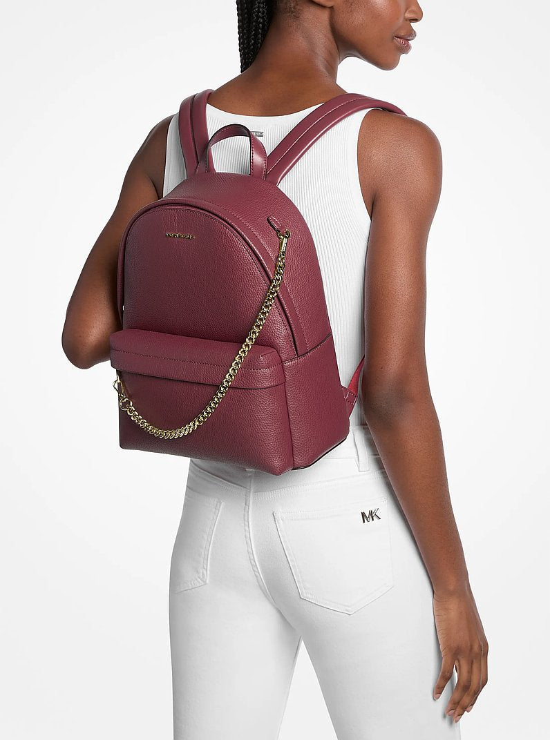 Michael Kors Slater Medium Backpack Cherry