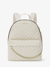Michael Kors Slater Large Signature Logo Backpack Lt Crm Multi