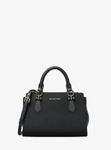Michael Kors Marilyn Small Leather Satchel Black