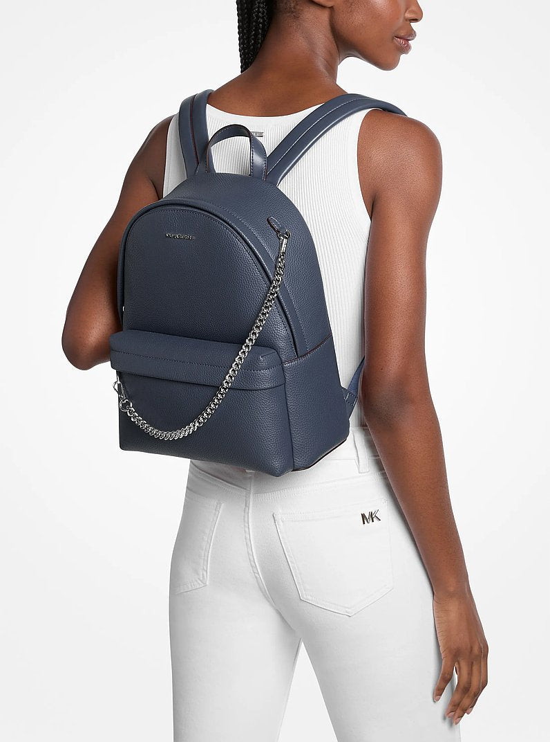 Michael Kors Slater Medium Backpack Navy