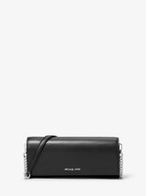 Michael Kors Jet Set Medium Leather Clutch Black