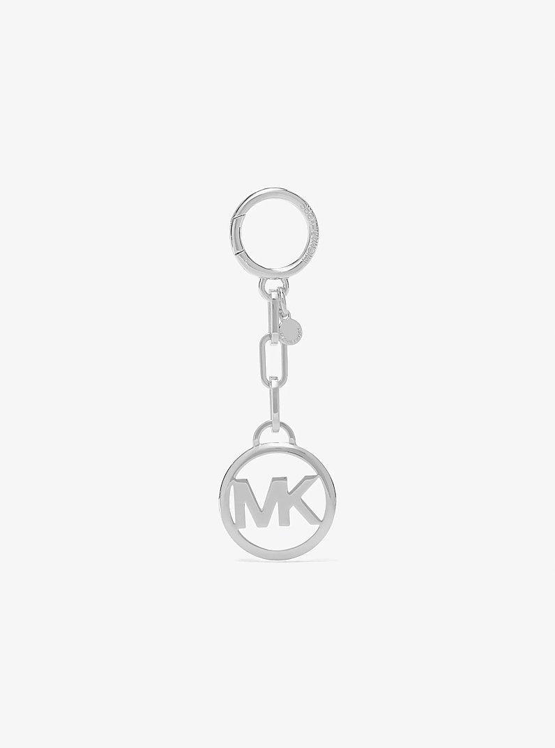 Michael Kors Jet Set Logo Bag Charm Sh Rhodium
