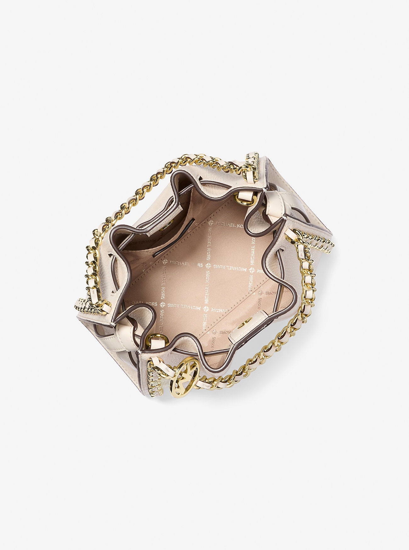 Mina Small Chain Crossbody Bag Lt Cream Lt Cream