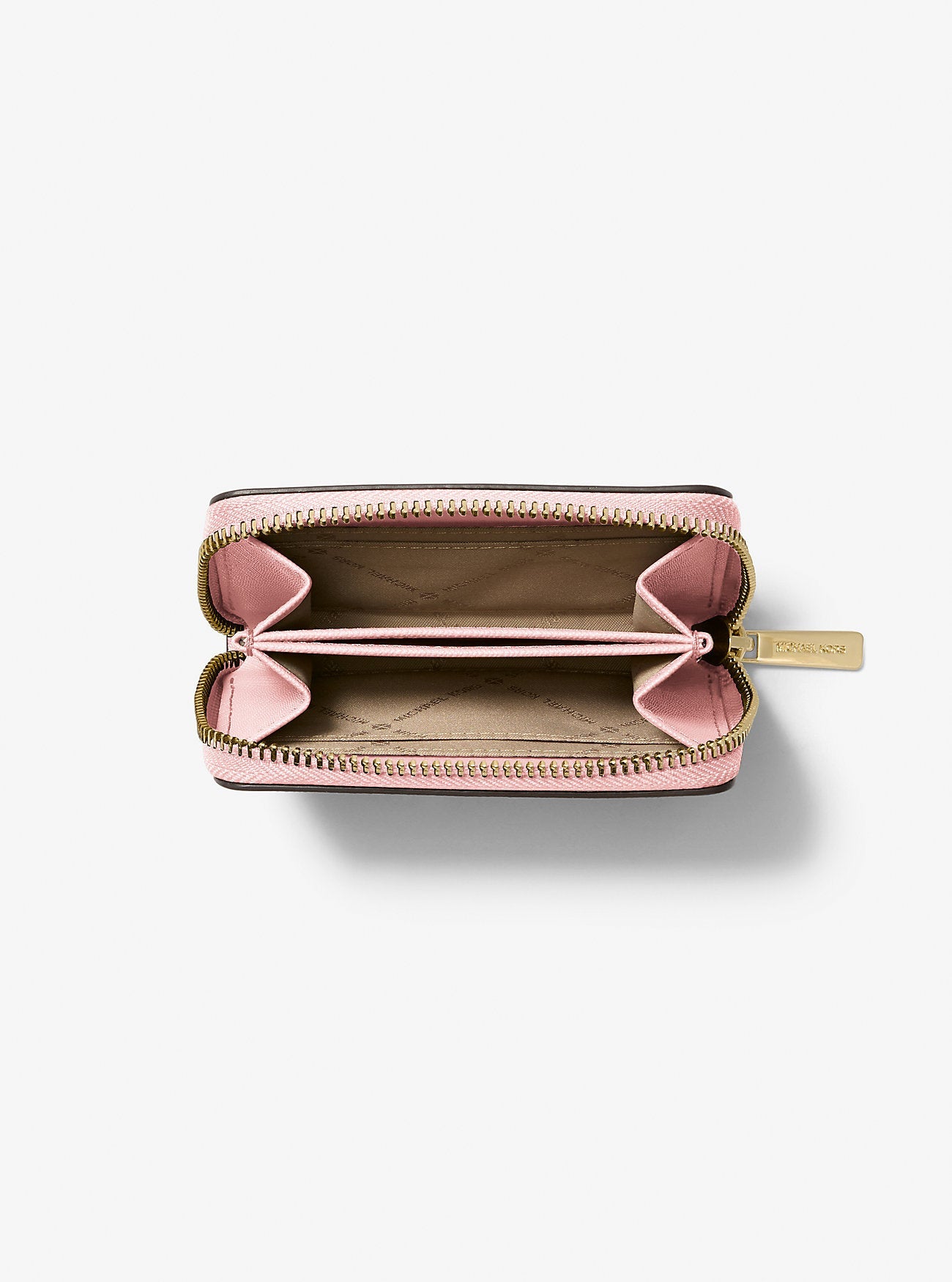 Jet Set Travel Medium Saffiano Leather Wallet Powder Blush Powder Blush
