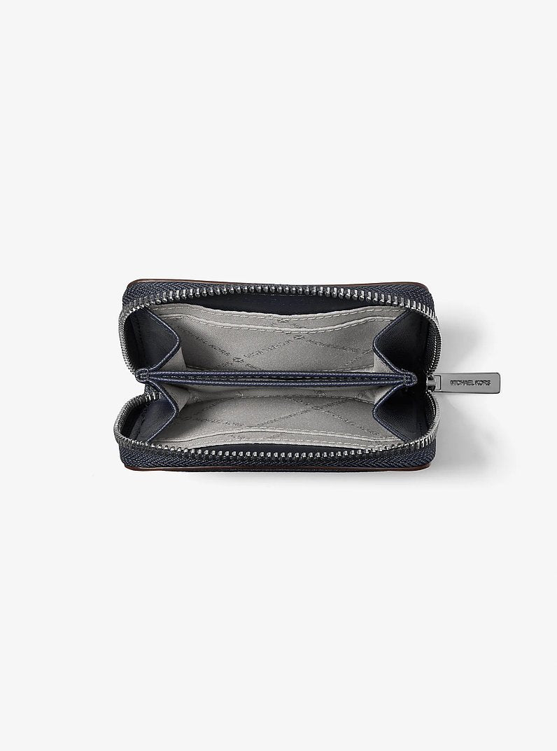 Michael Kors Jet Set Travel Medium Saffiano Leather Wallet Navy