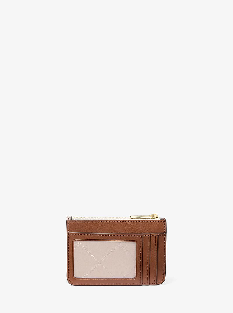 Michael Kors Jet Set Travel Small Signature Logo Coin Purse Vanilla