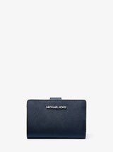 Michael Kors Medium Saffiano Leather Wallet Navy