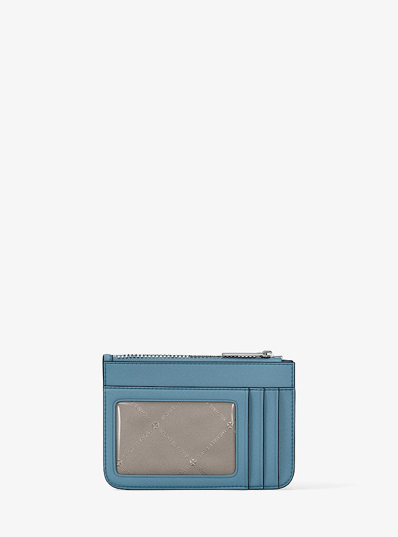 Michael Kors Jet Set Saffiano Leather Coin Purse Denim