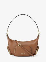 Michael Kors Merritt Medium Pebbled Leather Convertible Shoulder Bag Luggage