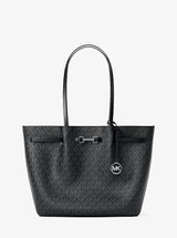 Michael Kors Carson Large Signature Logo Tote Bag Black