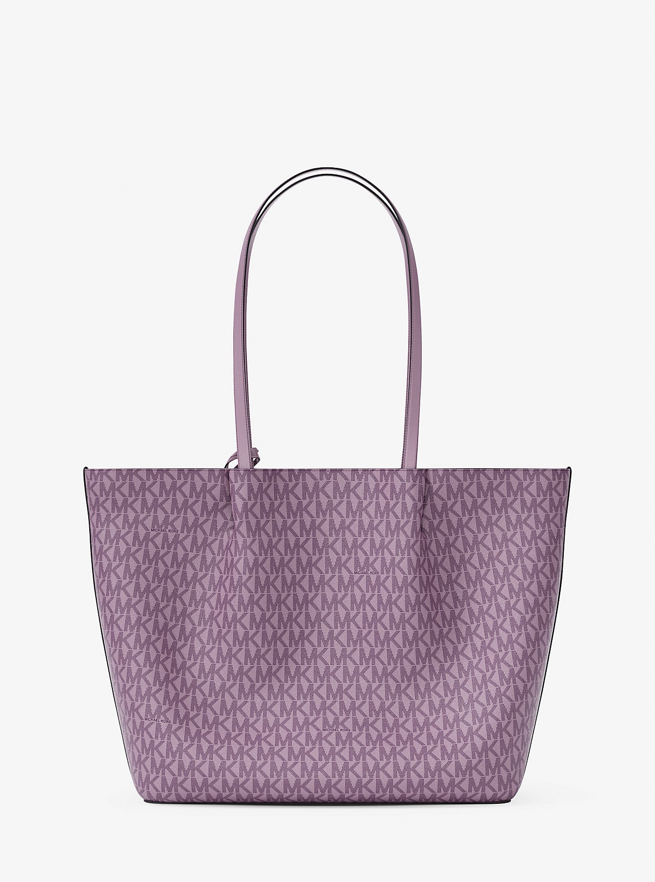 Michael Kors Carson Large Signature Logo Tote Bag Lt Quartz