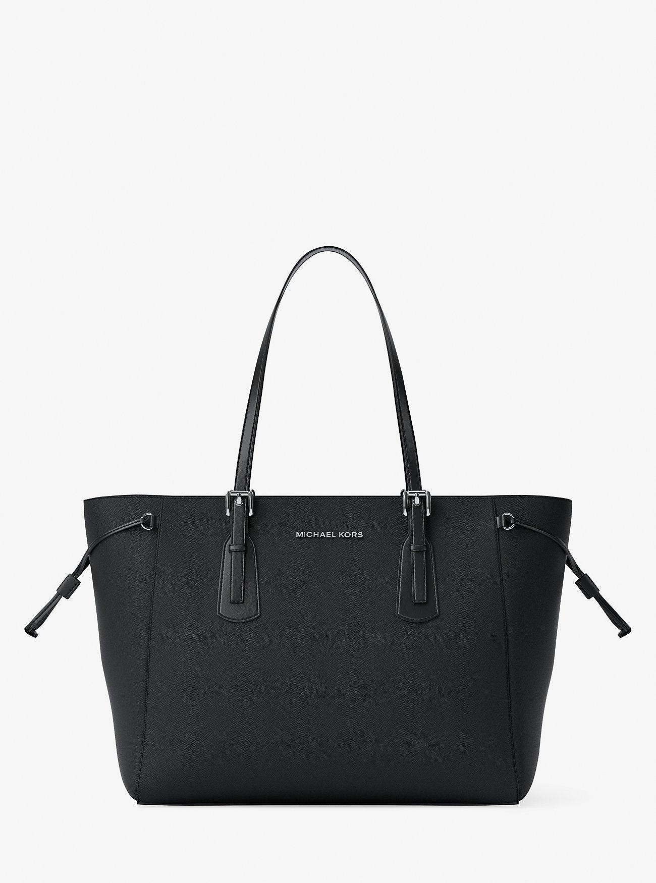 Michael Kors Voyager Large Saffiano Leather Tote Bag Black