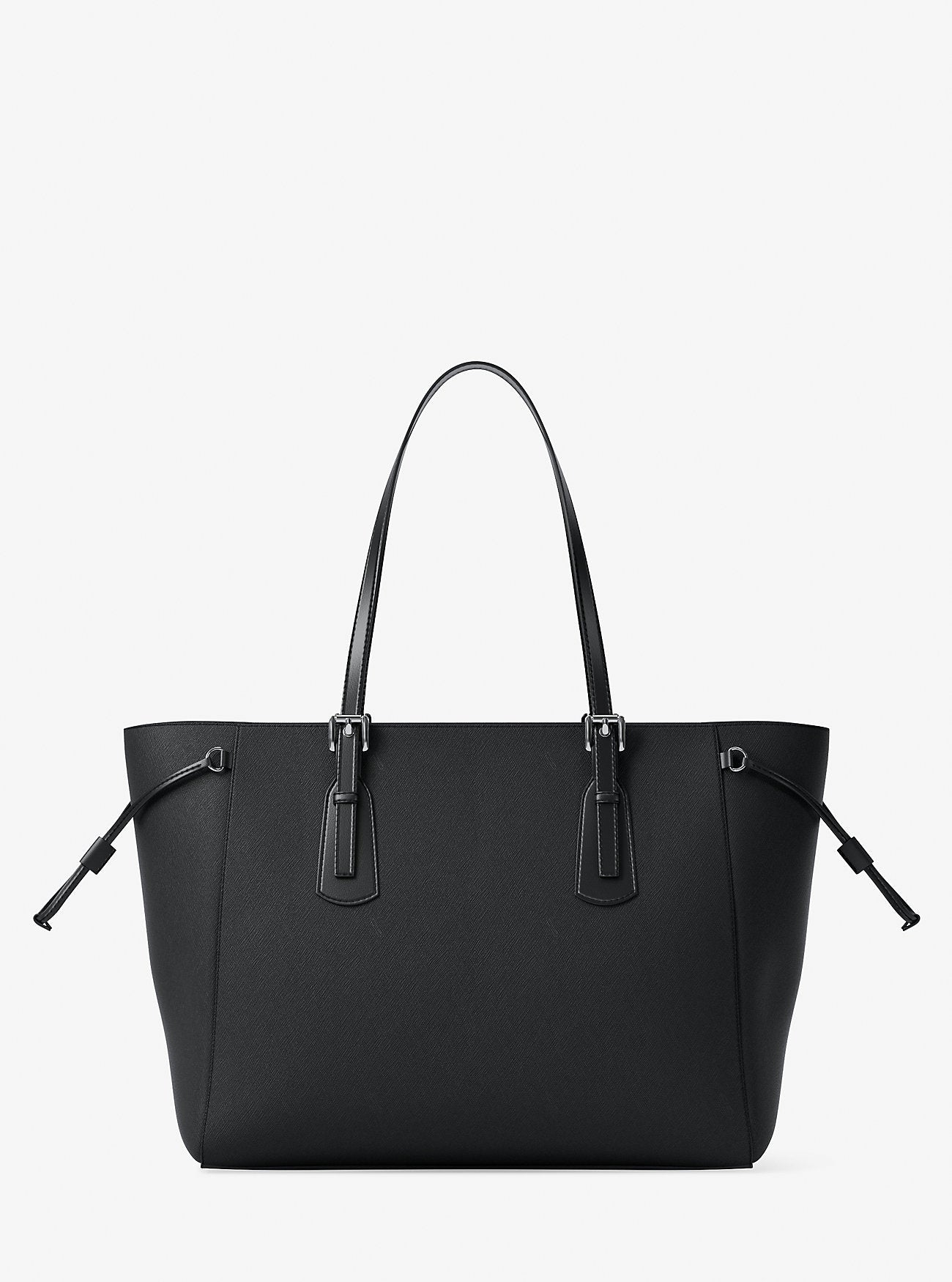Michael Kors Voyager Large Saffiano Leather Tote Bag Black