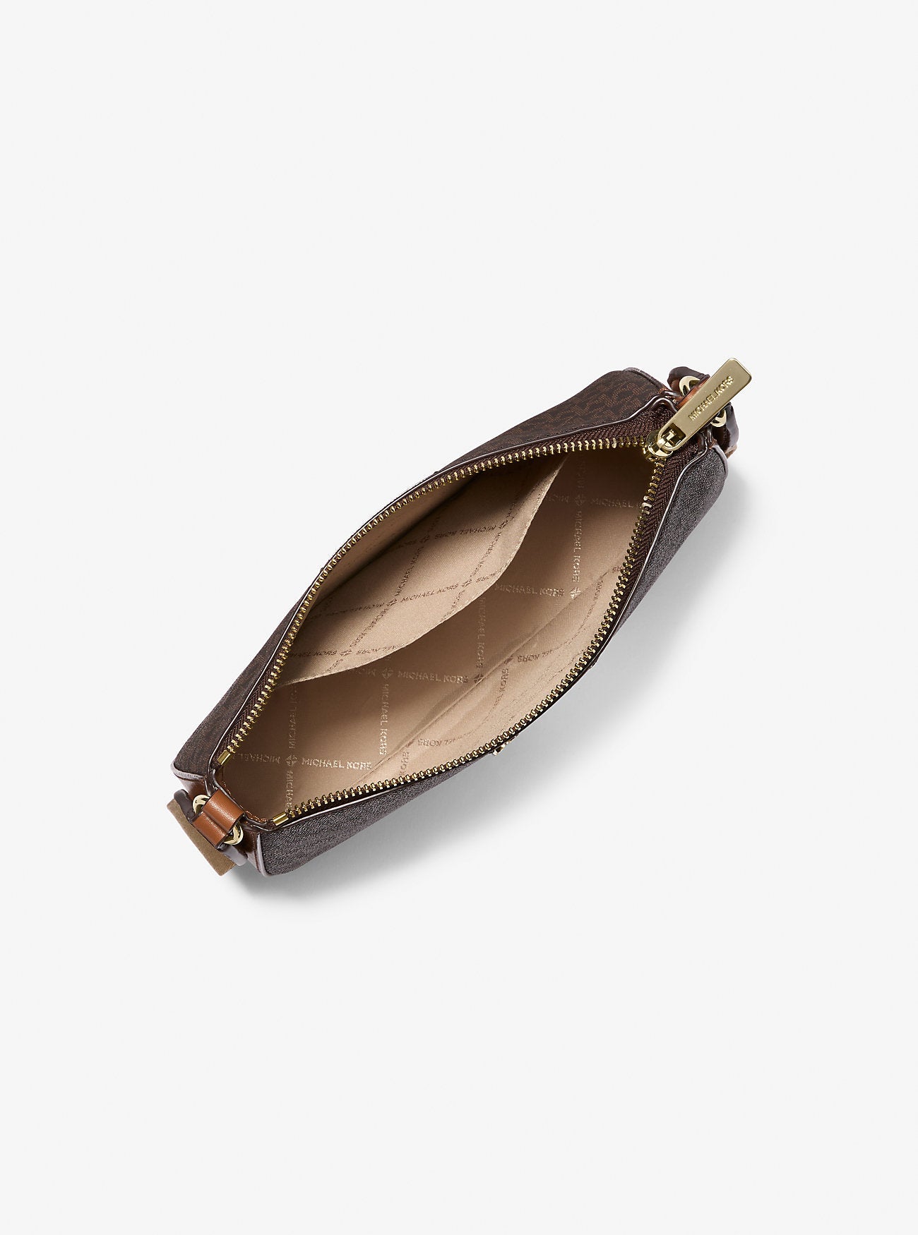 Michael Kors Jet Set Logo Crossbody Bag with Case for Apple Airpods Pro® Brown