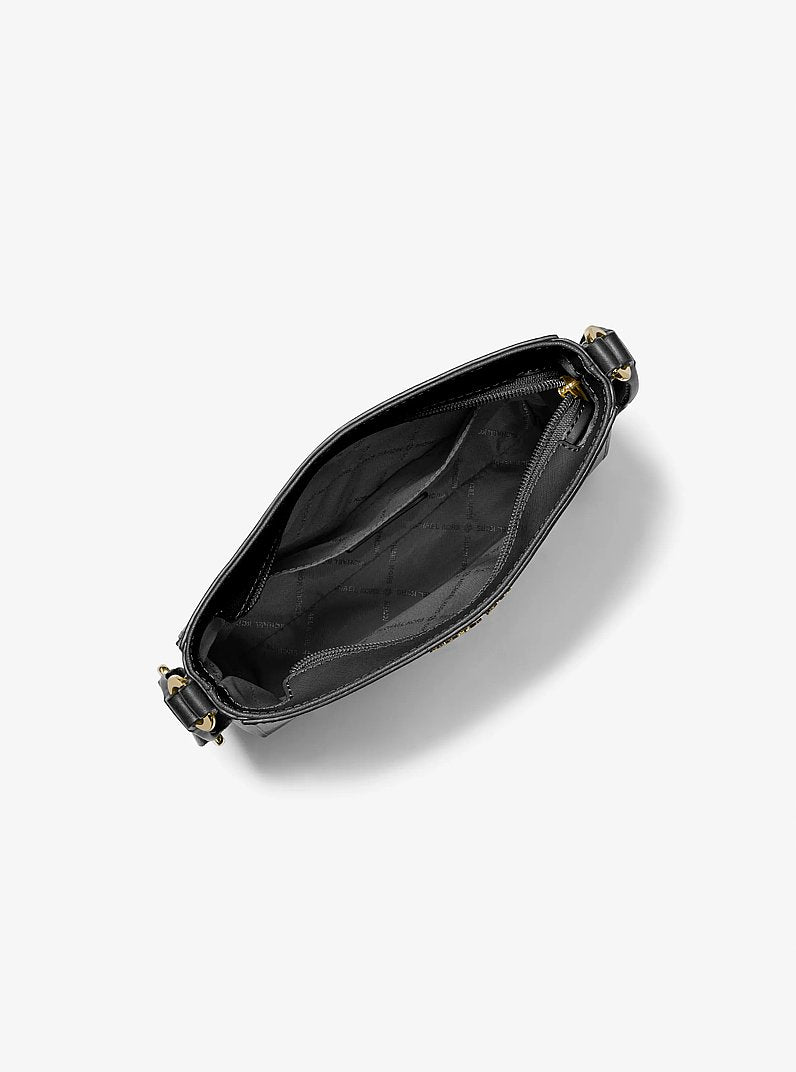 Michael Kors Jet Set Travel Small Messenger Bag Black-Black