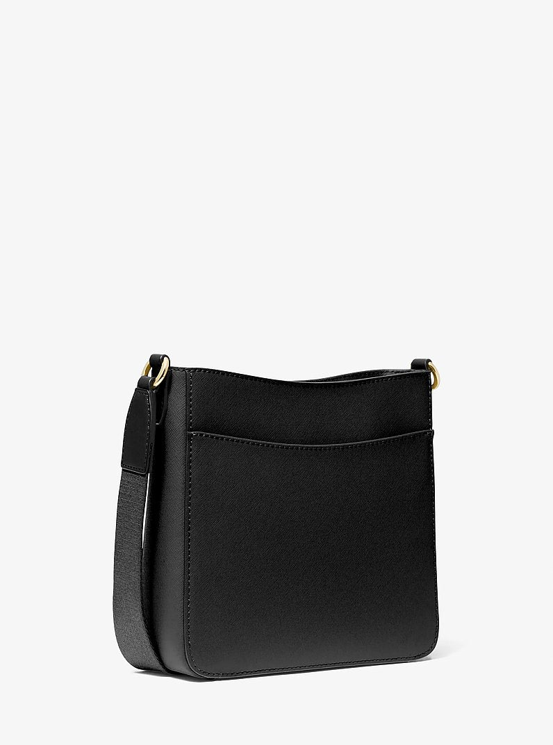 Michael Kors Jet Set Travel Small Messenger Bag Black-Black