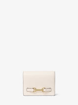 Michael Kors Carson Small Pebbled Leather Wallet Lt Cream