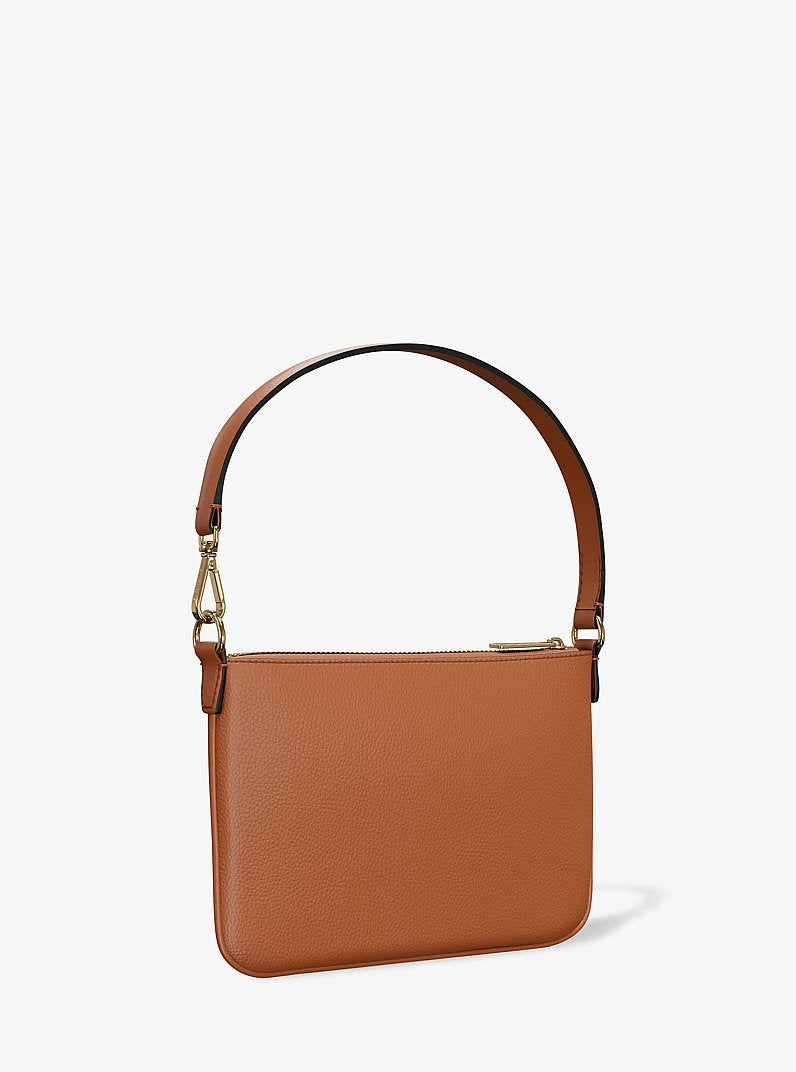 Michael Kors Jet Set Small Pebbled Leather Convertible Wristlet Luggage