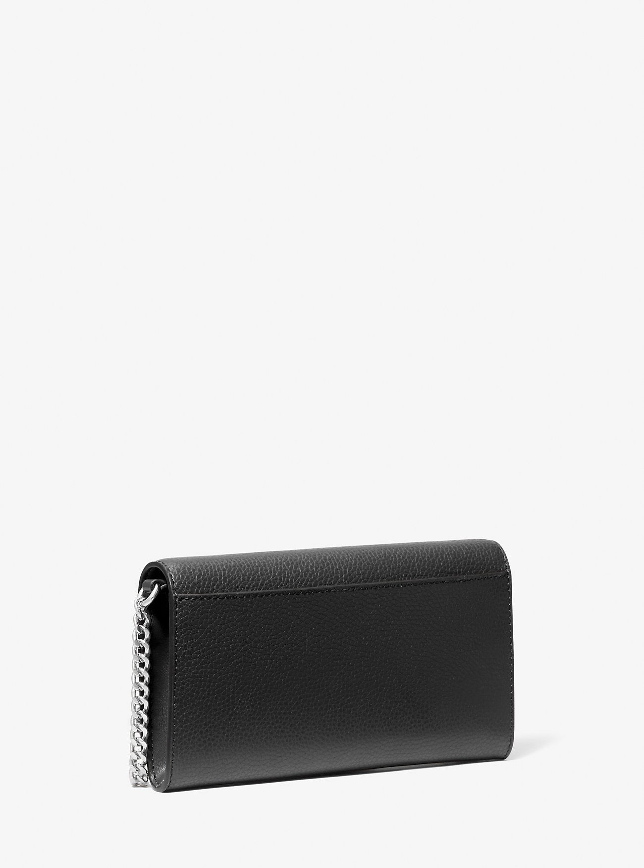 Carson Large Pebbled Leather Convertible Crossbody Bag Black Black