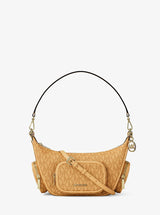 Michael Kors Merritt Small Signature Logo Convertible Shoulder Bag Honeywheat