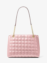 Michael Kors Soho Medium Quilted Tote Bag Powder Blush