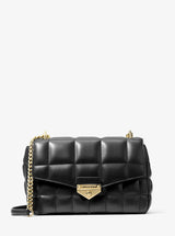 Michael Kors Soho Large Quilted Shoulder Bag Black
