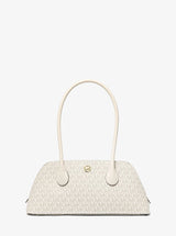 Michael Kors Petra Medium Signature Logo Shoulder Bag Lt Crm Multi