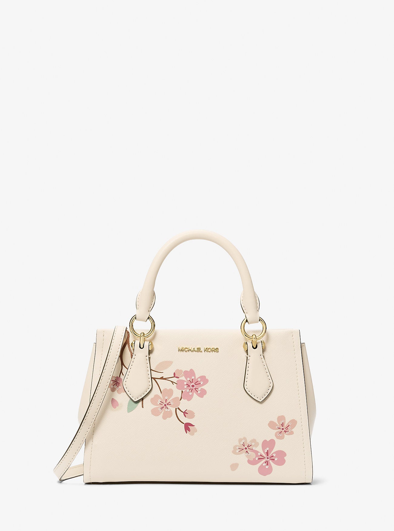 Michael Kors Marilyn Small Embellished Satchel Lt Crm Multi