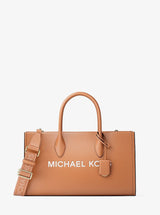 Michael Kors Mirella Medium Pebbled Leather Satchel Luggage
