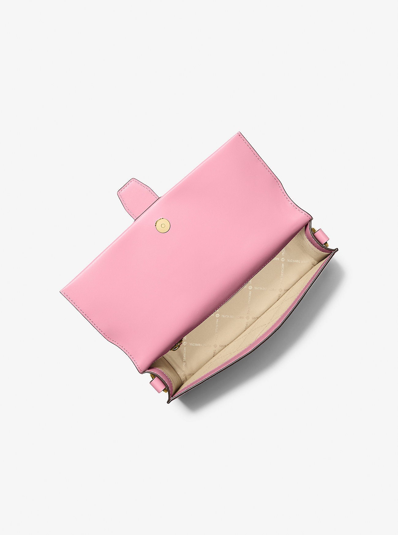 Michael Kors Greenwich Medium Ombre Signature Logo Convertible Shoulder Bag Carnation