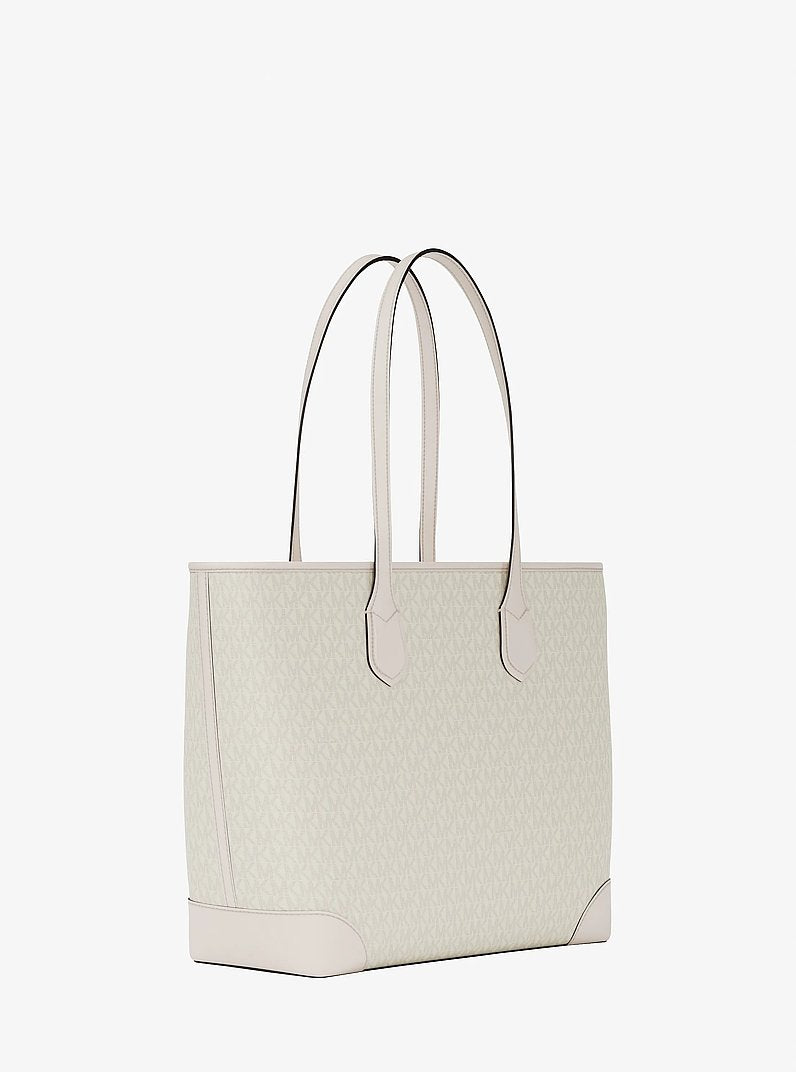 Michael Kors Eva Large Signature Logo Tote Bag Lt Crm Multi