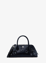 Michael Kors Petra Small Floral Embellished Crossbody Bag Navy