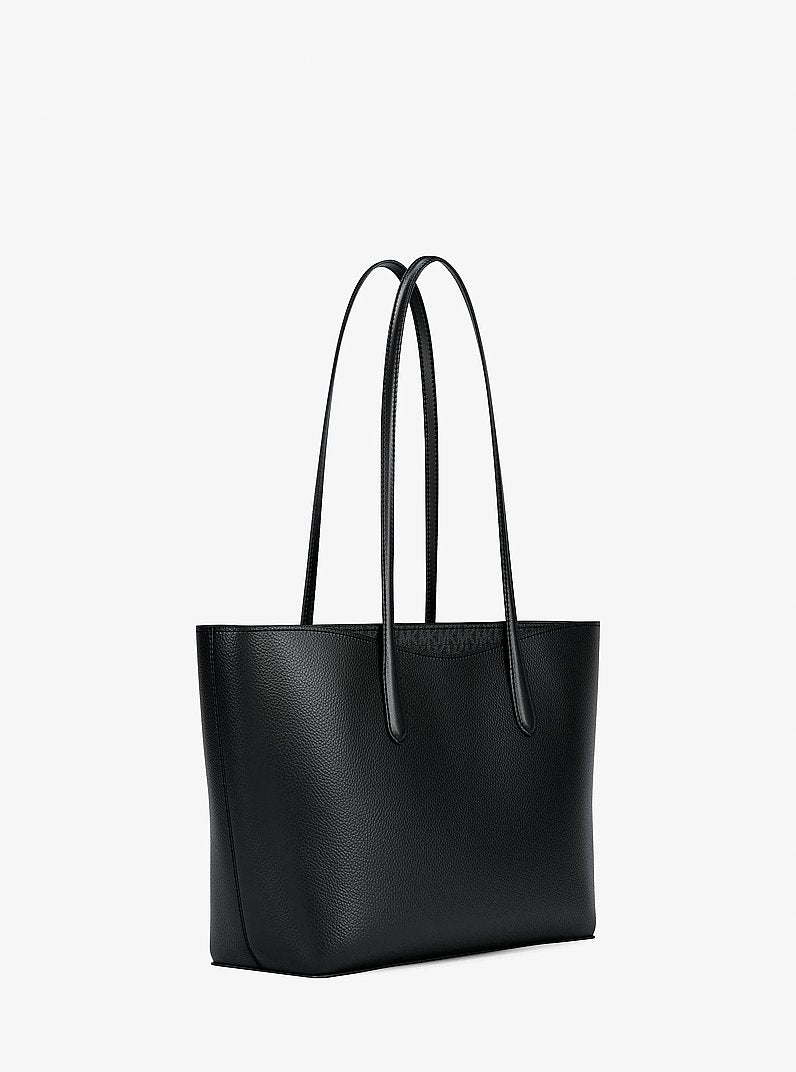 Michael Kors Arden Large Pebbled Leather Tote Bag Black