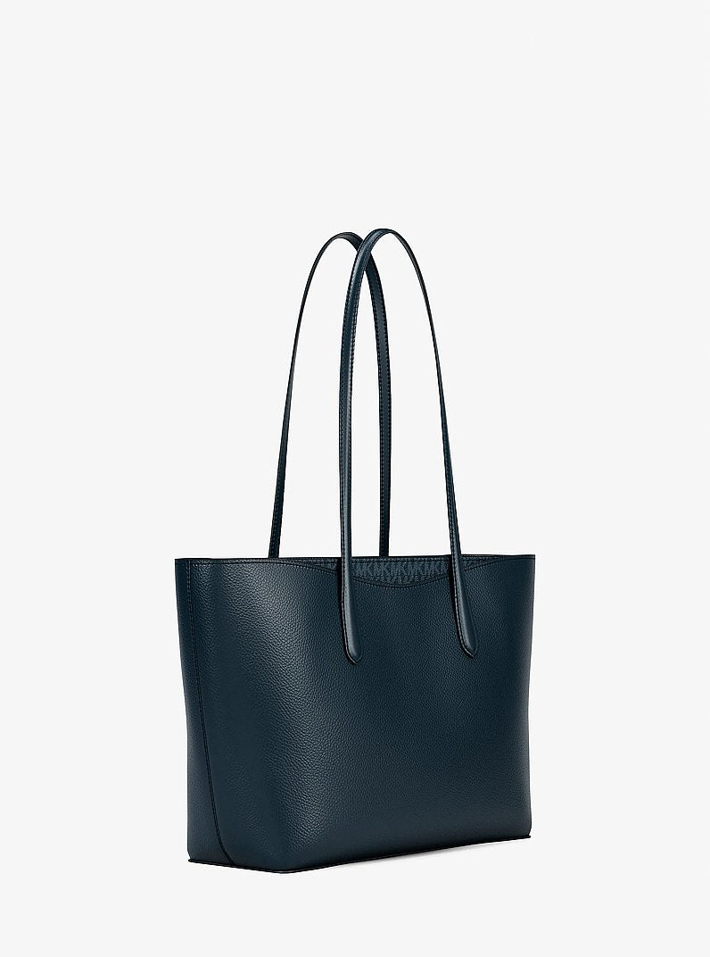 Michael Kors Arden Large Pebbled Leather Tote Bag Admiral