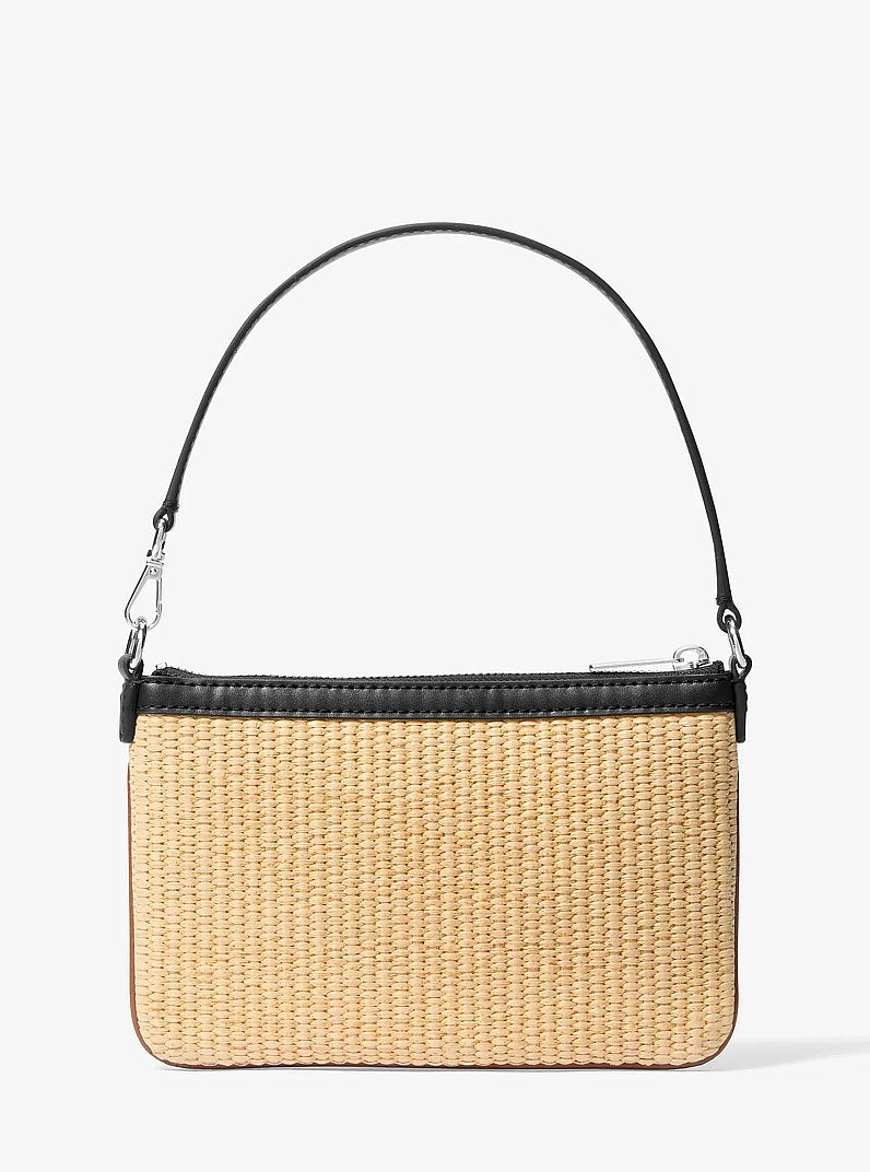 Michael Kors Jet Set Travel Small Woven Wristlet Black