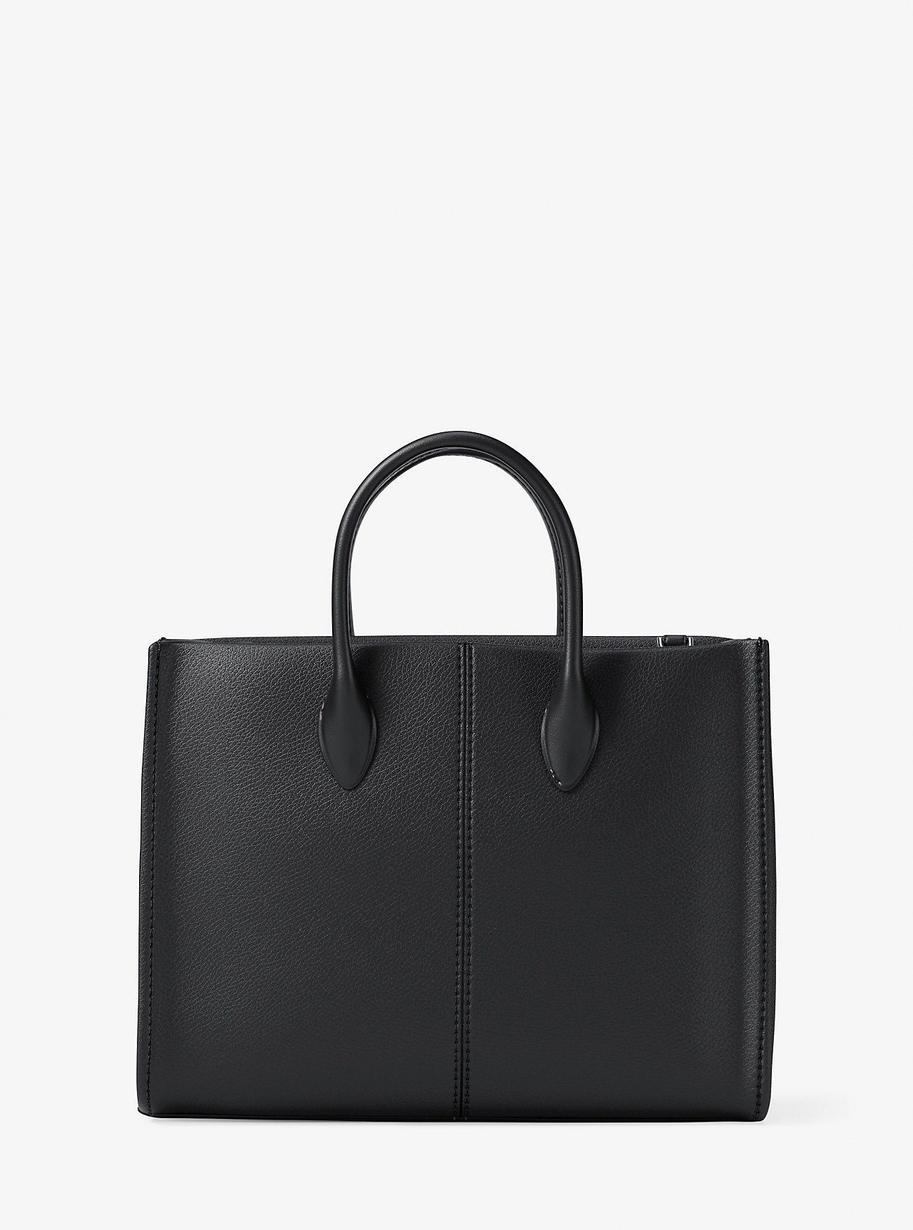 Mirella Medium Pebbled Leather Tote Bag Black Black