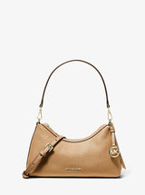 Michael Kors Sammy Small Pebbled Leather Convertible Crossbody Bag Camel