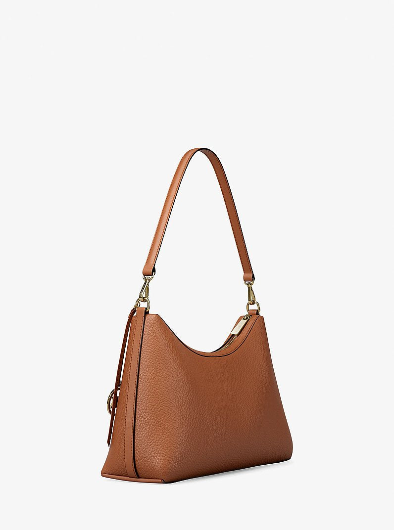 Michael Kors Sammy Medium Pebbled Leather Convertible Shoulder Bag Luggage