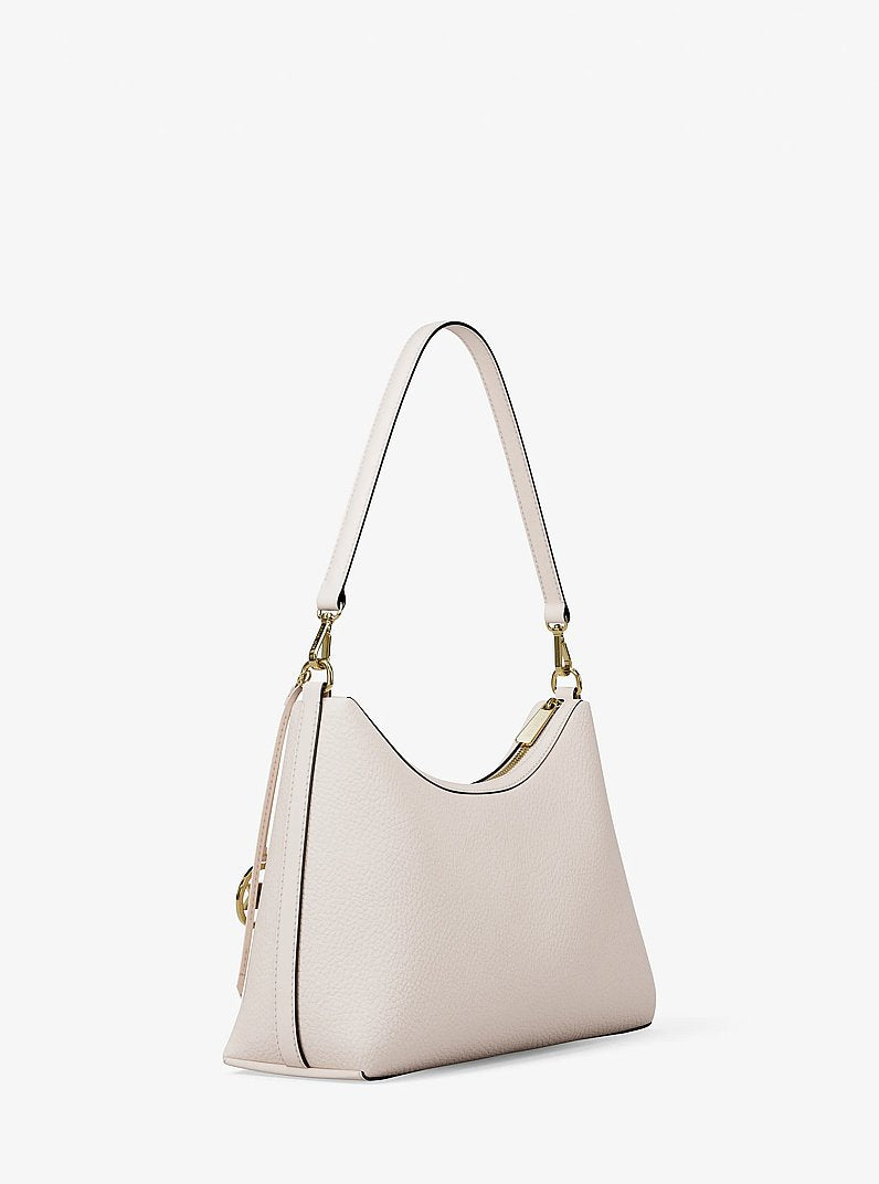 Michael Kors Sammy Medium Pebbled Leather Convertible Shoulder Bag Lt Cream