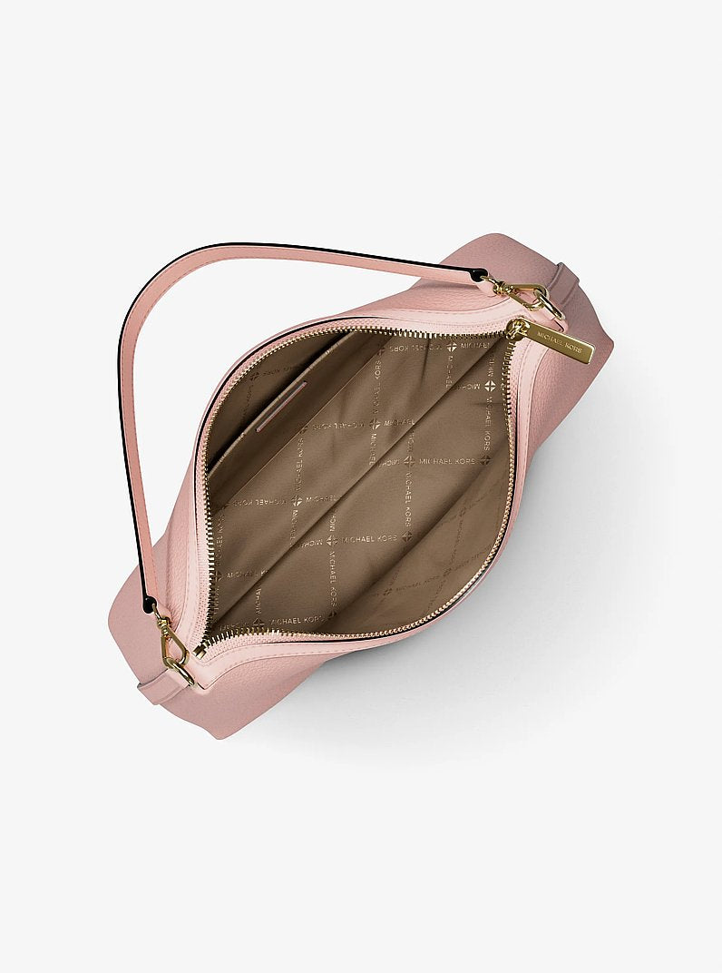Michael Kors Sammy Medium Pebbled Leather Convertible Shoulder Bag Powder Blush