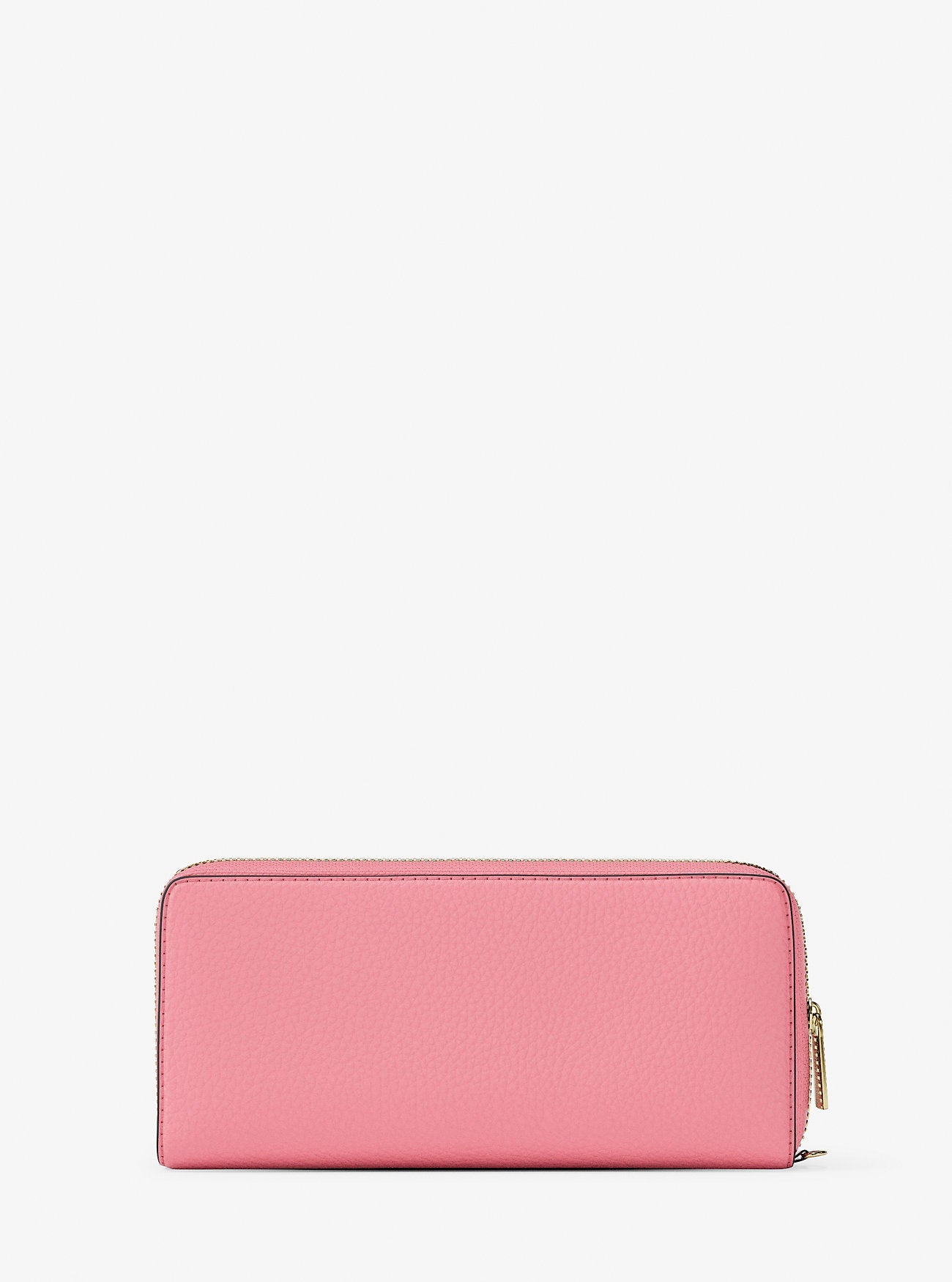 Michael Kors Jet Set Travel Large Pebbled Leather Wristlet Carnation